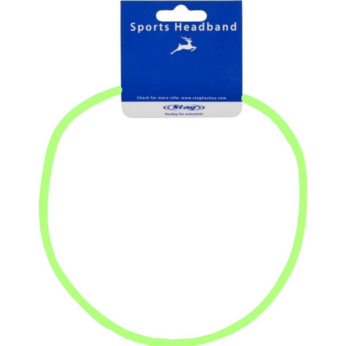 Breites Stirnband mit Hirschmotiv